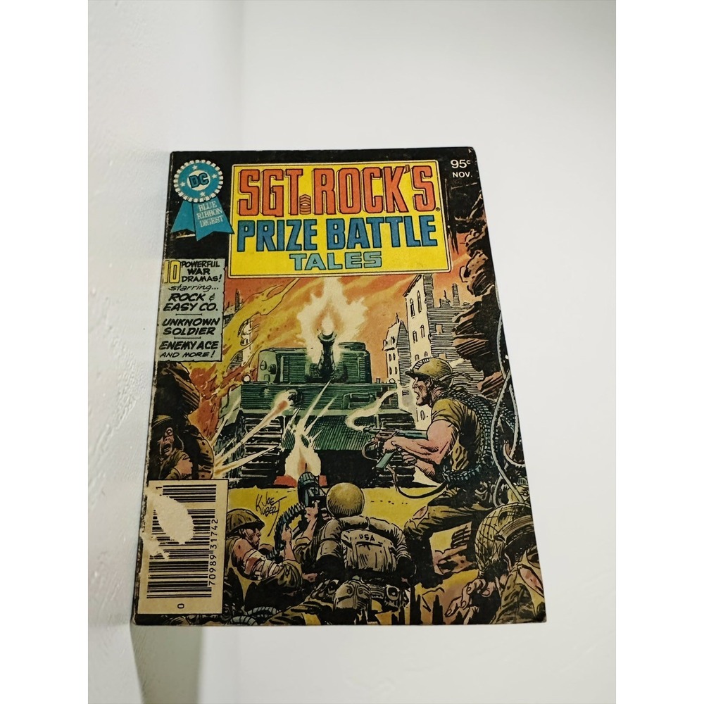 Sgt. Rock's Prize Battle Tales DC Bue Ribbon Digest Vol. 3 #18 1979 Pocket Book